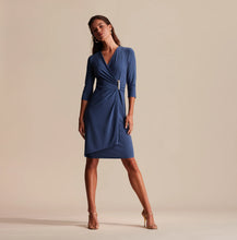Load image into Gallery viewer, Joseph Ribkoff Faux Wrap Dress