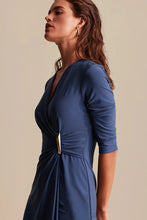 Load image into Gallery viewer, Joseph Ribkoff Faux Wrap Dress