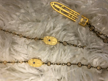 Load image into Gallery viewer, Golden Shadow Swarovski Chain w/Gold Pendant