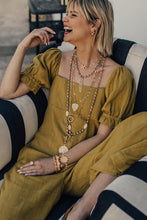 Load image into Gallery viewer, EURO CRYSTAL AND CHEVAL CHAIN WITH FRENCH FILIGREE PENDANT