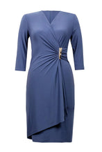 Load image into Gallery viewer, Joseph Ribkoff Faux Wrap Dress