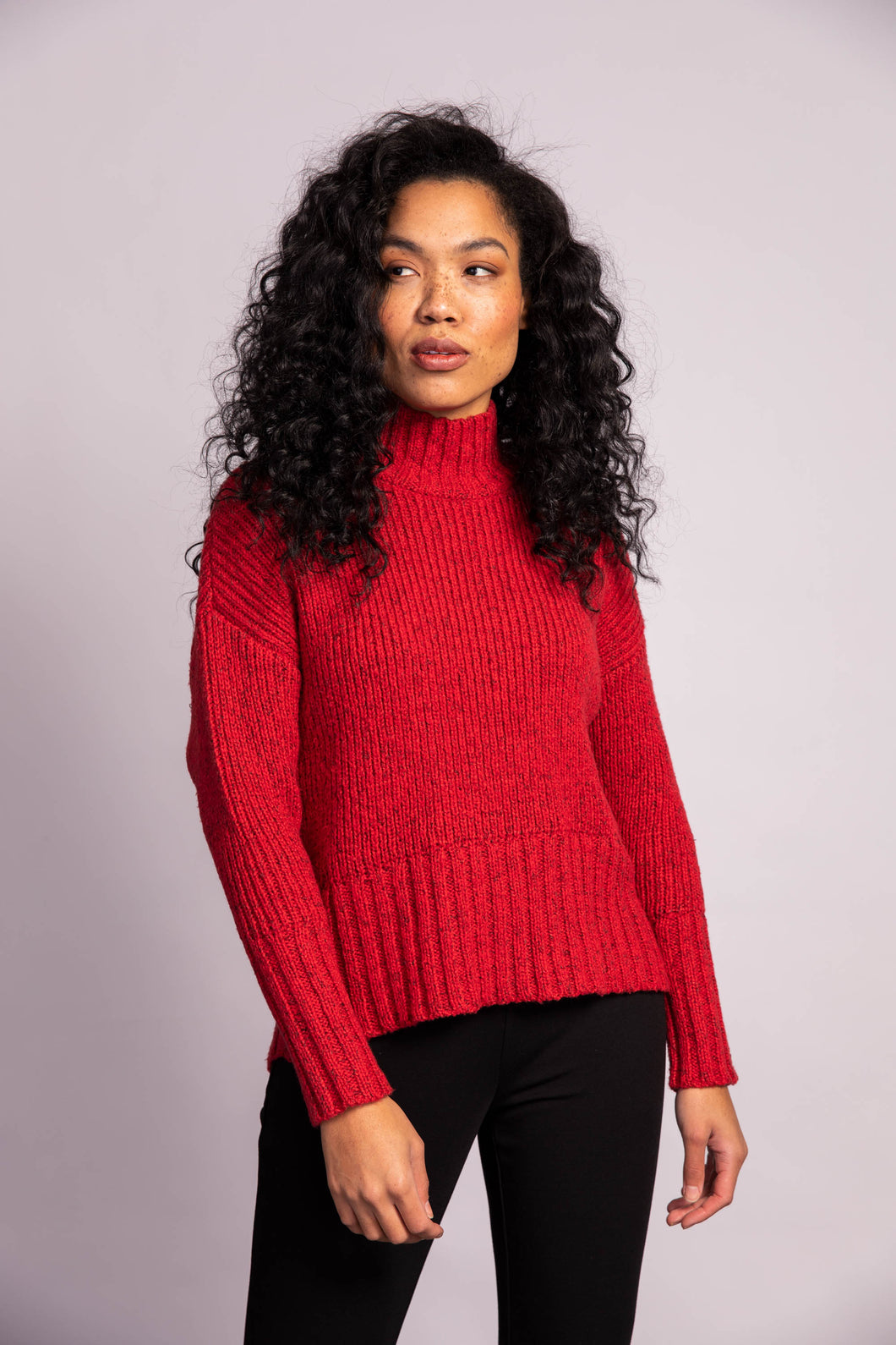 funnel neck sweater by Liv