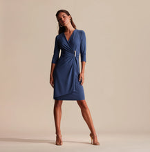 Load image into Gallery viewer, Joseph Ribkoff Faux Wrap Dress
