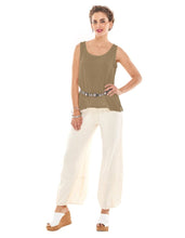 Load image into Gallery viewer, Oh My Gauze Tank Blouse in Cashew
